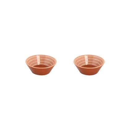 Colori Del Sud Mezquita Circle Schaal 15 cm 45 cl Roze 2 stuks Bruin