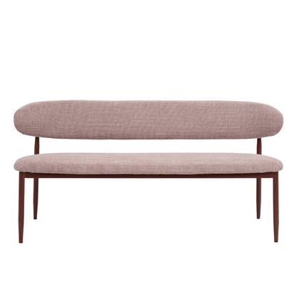 Giga Meubel - Eetkamerbank Taupe - Zithoogte 47cm - Alexia