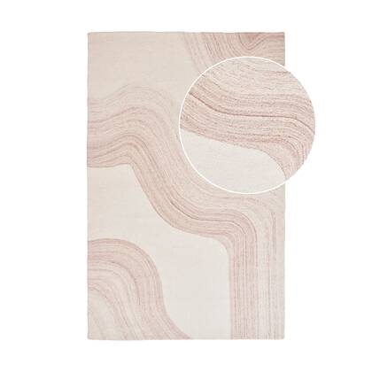Artichok Caren Laagpolig vloerkleed - 230 x 160 cm - Beige Bruin