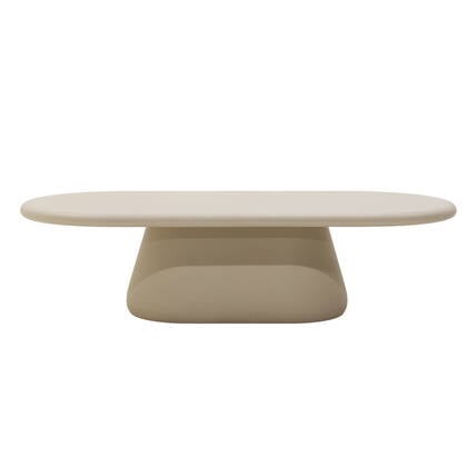 DÉJA Living - Loungetafel Eco Composiet - Ovaal - 140x65x39cm - Riva Beige