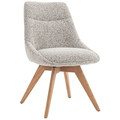 DÉJA Living - Eetkamerstoel Beige|Naturel - Draaibaar - Malou - Set van 2