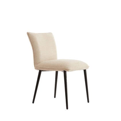 Light&living Eetkamerstoel 58x47x80 cm VADENI crème+zwart Beige