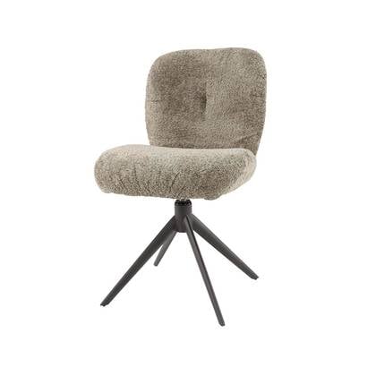 AnLi Style Stoel comfort draaibaar Boucle Taupe