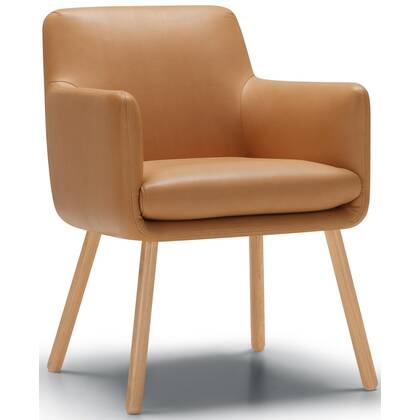 Sits Moa Bistro Stoel Leer Latte Beige
