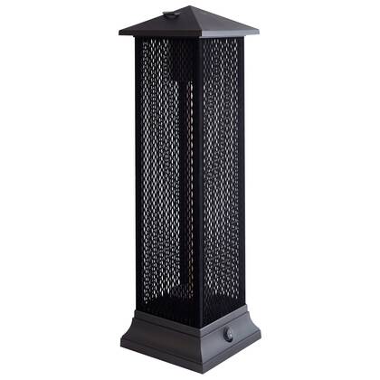 Beliani - TUNUPA - Terrasverwarmer - Zwart - Staal