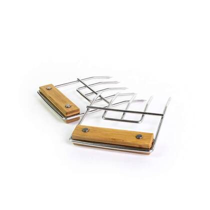 Yakiniku - BBQ Accessoire Vleesklauwen Zilver
