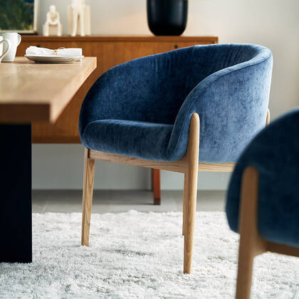 Sits Jenny Bistro Stoel Donker Blauw