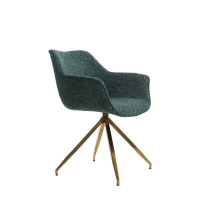 Light & Living - Eetkamerstoel JAIMY - 62x52x81cm - Groen