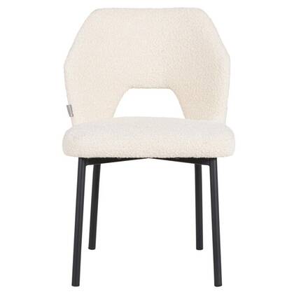 MUST Living Side chair Bloom,82x54x57 cm, bouclé natural