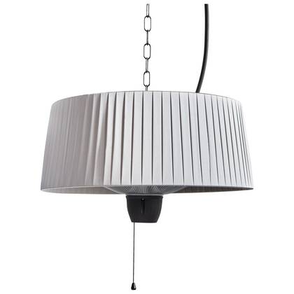 Beliani - ASCEA - Terrasverwarmer - Licht - Aluminium Grijs