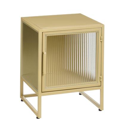 Mica Decorations Clifton Opbergkast met Deuren - L38 x B35 x H50 cm Beige