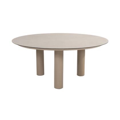 Taste Donato low dining tuintafel Ø160 cm. - Latte Beige