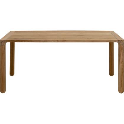 Kare Design Bella Tuintafel - 200x100cm Messing