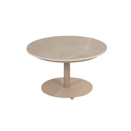 4 Seasons Outdoor Boaz koffietafel - latte|keramiek - Ø60 cm. Beige