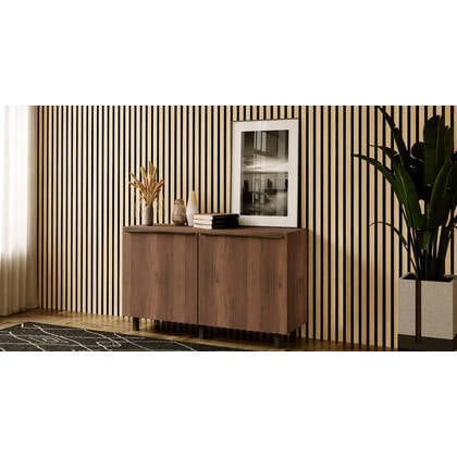 Artego Design Trentino Nora 123 cm Dressoir Walnoot Bruin