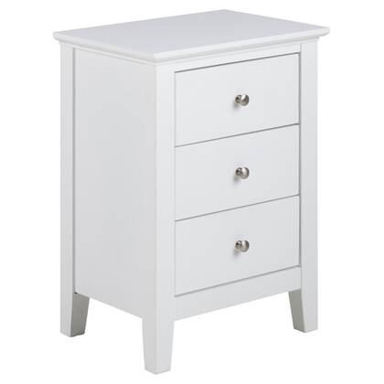 Giga Living - Nachtkastje Wit - Dicht - 45x34x62,8cm - Koster