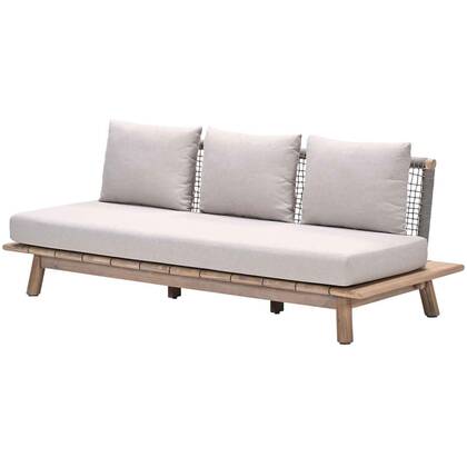 Garden Impressions San Namut loungebank 3-zits - grey sand Grijs