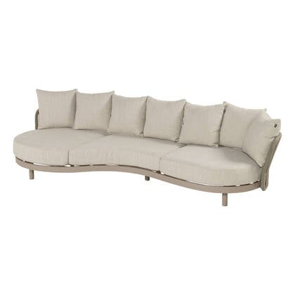 Hartman Bjorn 3-zits loungebank - Taupe Grijs