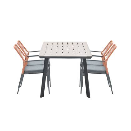 5-delige tuinset Dido tuinstoelen - Vigo tafel Koper
