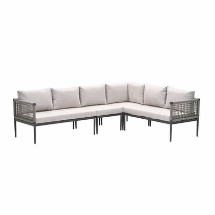 Garden Impressions Burela lounge hoekset 4-delig - Taupe