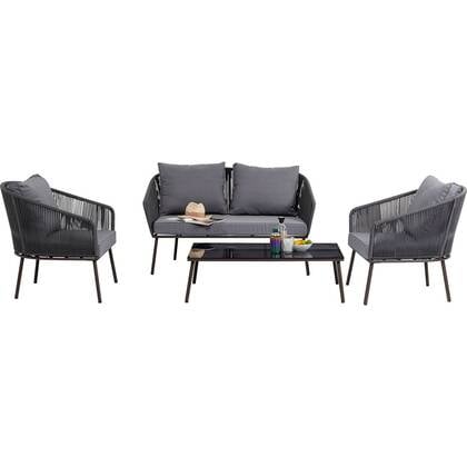Kare Design Elba tuinmeubilair - 4-zits - Grijs