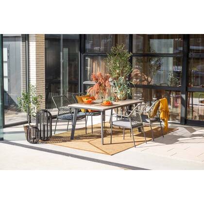 5-delige tuinset Dido tuinstoelen mos - Vigo tafel Groen