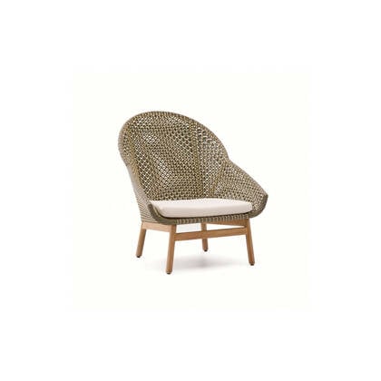 Fauteuil Olbia, Fauteuil hoogte 95 cm Bruin