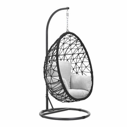 Garden Impressions Panama hangstoel swing egg - rope Zwart