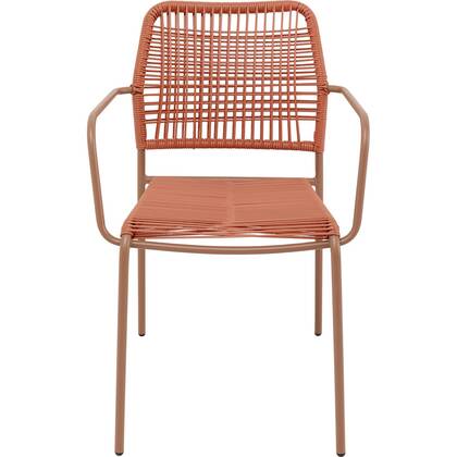 Kare Design Madagascar tuinstoel armleuningen - Rood