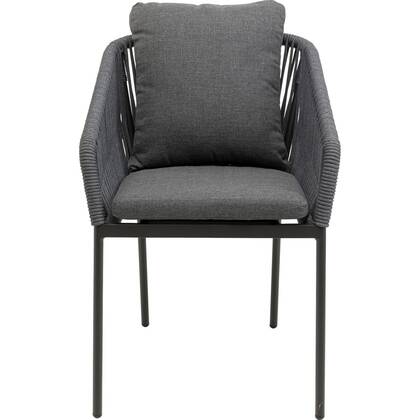 Kare Design Cyprus tuinstoel met armleuningen - Grijs