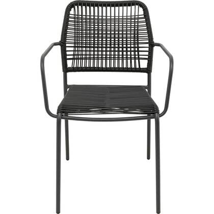 Kare Design Madagascar tuinstoel armleuningen - Zwart