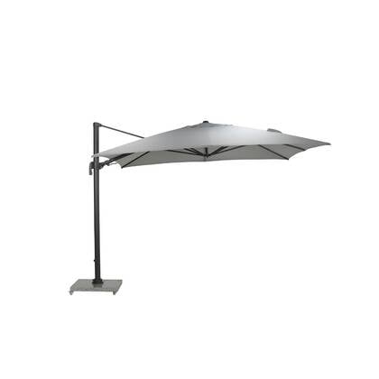 Hawaii Big Pole II parasol - 350x350 cm - carbon black - royal Grijs