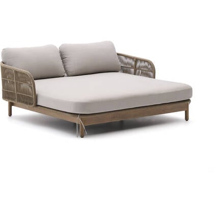 Ligbed Catalina, 2 persoons ligstoel Bruin