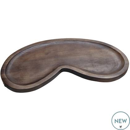 Vase The World - Villeta M walnut L67,5 x B36 x H2 cm Bruin