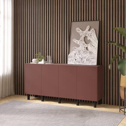 Artego Design Pastell Ayaya 183 cm Dressoir Oxyd Rood