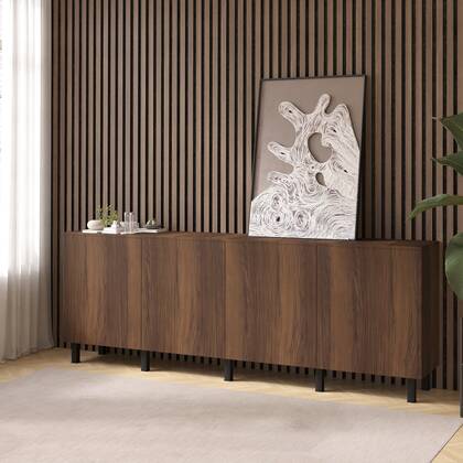 Artego Design Trentino Ayaya 243 cm Dressoir Walnoot Bruin