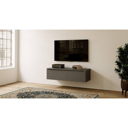 Artego Design Levana Grafiet 120 cm TV Wandmeubel Antraciet