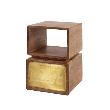 AnLi Style Nachtkastje 1L XS brass Beige