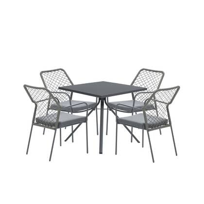 5-delige tuinset Dido stoel mos -Rimini tafel- Garden Impressions Groen