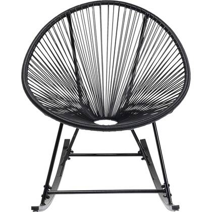 Kare Design Acapulco Schommelstoel - Zwart