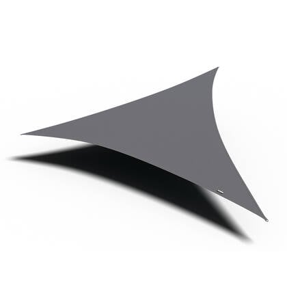 Platinum Dreamsail waterproof schaduwdoek driehoek 5x5x5 m - Grijs
