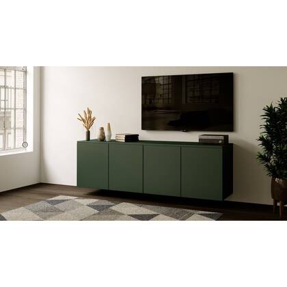 Artego Design Neve Soft Pro 163 cm Zwevend Dressoir Groen