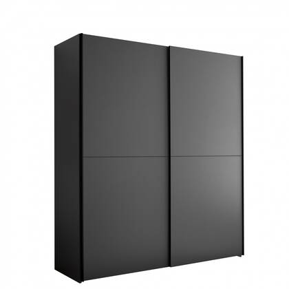 Kledingkast Victor - Antraciet - MDF | Decor Folie