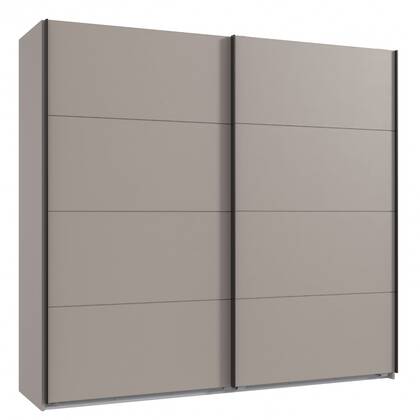 Kledingkast Aalst - Taupe - Hout - 225x210x65cm (BxHxD)