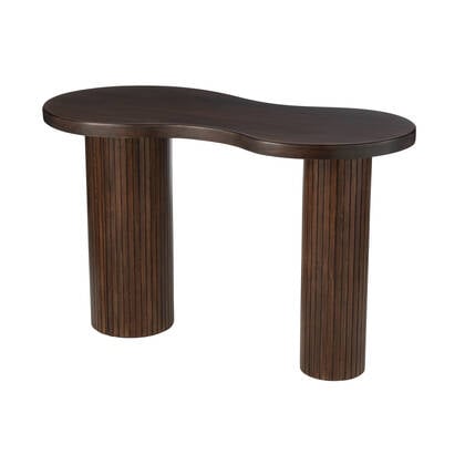 J-Line tafel Infinity - hout - - large Bruin