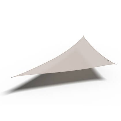 Platinum Coolfit schaduwdoek driehoek 90° - 5.0x5.0x7.1m - greige Grijs