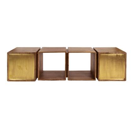 AnLi Style Dressoir 2D brass Beige