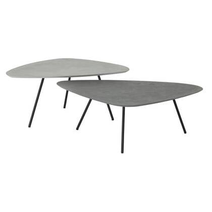 DTP Home Coffee table Plectro Air, set of 2,38x90x50 cm (color Fro... Grijs