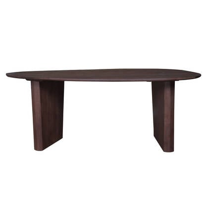 Home67 - Eettafel Rudo 180 x 110 cm - Espresso Mangohout Bruin