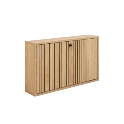 Rebellenclub Risley Schoenenkast - 72 x 43 cm - Licht Eiken Bruin